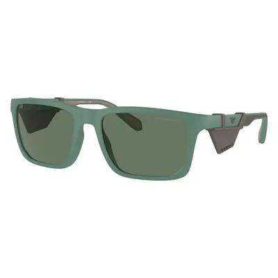 Emporio Armani Man Sunglass EA4219 - Frame color: Matte Alpine Green, Lens color: Dark Green