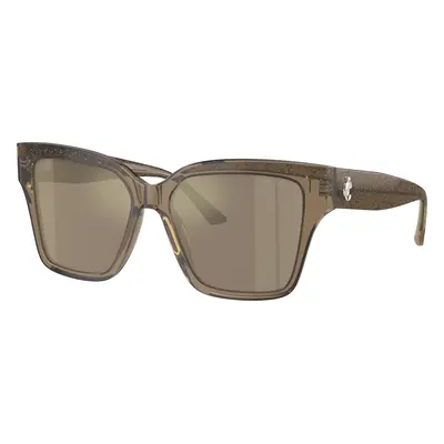 Jimmy Choo Woman Sunglass JC5003 - Frame color: Transparent Brown Glitter, Lens color: Light Br