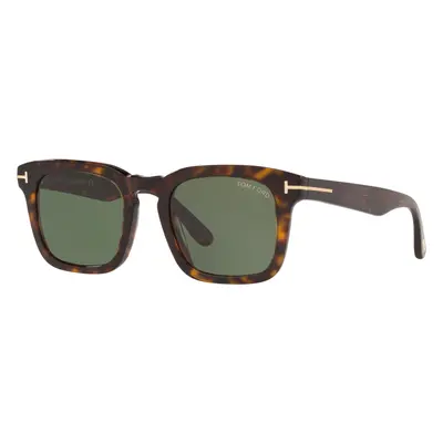 Tom Ford Man Sunglass FT0751 - Frame color: Tortoise, Lens color: Green