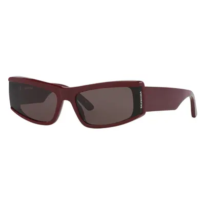 Balenciaga Unisex Sunglass BB0301S - Frame color: Burgundy, Lens color: Grey