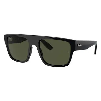 Ray-Ban Unisex Sunglass RB0360S Drifter - Frame color: Black, Lens color: Green