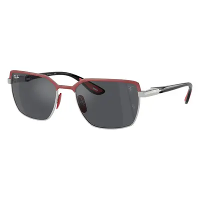 Ray-Ban Unisex Sunglass RB3743M Scuderia Ferrari Collection - Frame color: Red On Gunmetal, Len