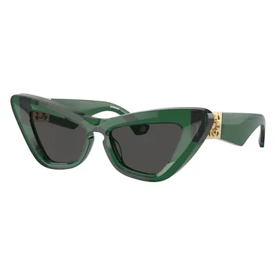 Burberry Woman Sunglass BE4421U - Frame color: Green, Lens color: Dark Grey