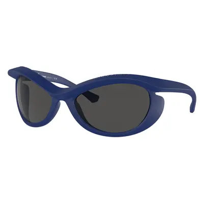 Burberry Unisex Sunglass BE4428U - Frame color: Blue, Lens color: Dark Grey