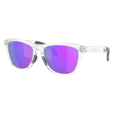 Oakley Man Sunglass OO9284 Frogskins™ Range - Frame color: Matte Clear, Lens color: Prizm Viole