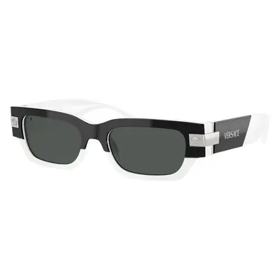 Versace Man Sunglass VE4465 - Frame color: Top Black/White, Lens color: Dark Grey