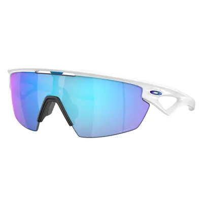 Oakley Unisex Sunglass OO9403 Sphaera™ - Frame color: Matte White, Lens color: Prizm Sapphire P