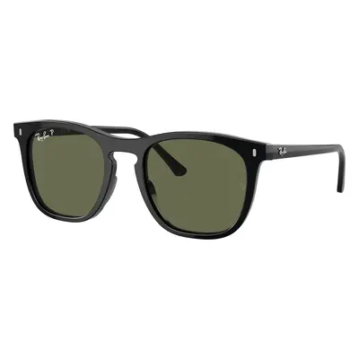 Ray-Ban Unisex Sunglass RB2210 - Frame color: Black, Lens color: Green