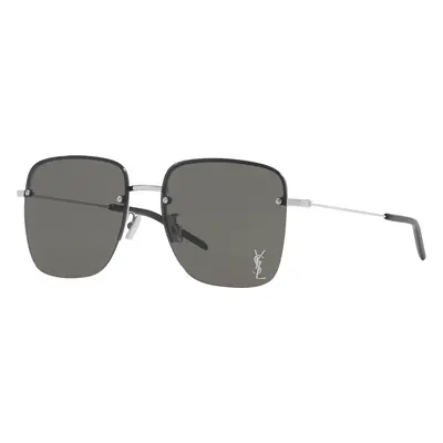 Saint Laurent Woman Sunglass SL 312 M - Frame color: Silver, Lens color: Grey