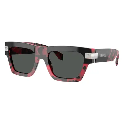 Versace Man Sunglass VE4464 - Frame color: Top Black/Red Havana, Lens color: Dark Grey