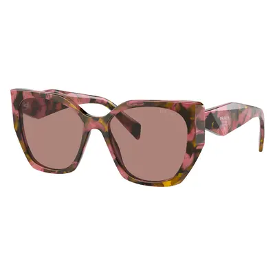 Prada Woman Sunglass PR 19ZS - Frame color: Tortoise Cognac Begonia, Lens color: Light Brown