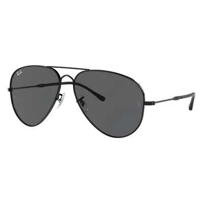 Ray-Ban Unisex Sunglass RB3825 Old Aviator - Frame color: Black, Lens color: Dark Grey