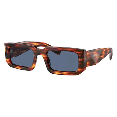 Prada Man Sunglass PR 06YS - Frame color: Striped Radica, Lens color: Dark Blue