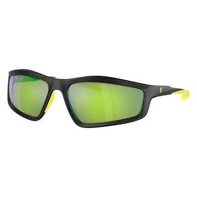 Scuderia Ferrari Man Sunglass FZ6007U - Frame color: Matte Black, Lens color: Lime Mirror Green