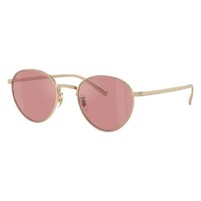 Oliver Peoples Unisex Sunglass OV1336ST Rhydian - Frame color: Gold, Lens color: Magenta Photoc