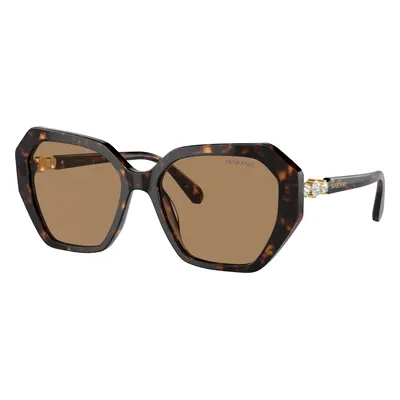 Swarovski Woman Sunglass SK6017 - Frame color: Dark Havana, Lens color: Photo Brown