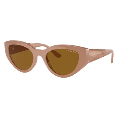 Vogue Eyewear Woman Sunglass VO5566S - Frame color: Full Beige, Lens color: Dark Brown Polarize