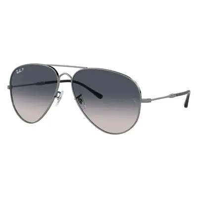 Ray-Ban Unisex Sunglass RB3825 Old Aviator - Frame color: Gunmetal, Lens color: Blue