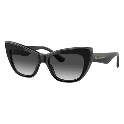 Dolce&Gabbana Woman Sunglass DG4417 - Frame color: Black/Transparent Grey, Lens color: Grey Gra