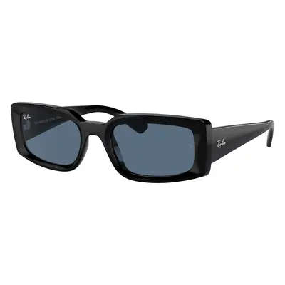 Ray-Ban Unisex Sunglass RB4395 Kiliane Bio-Based - Frame color: Black, Lens color: Dark Blue