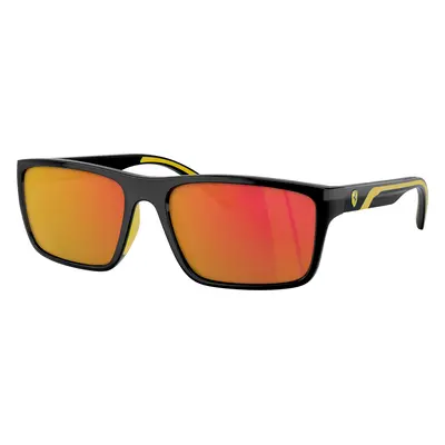 Scuderia Ferrari Man Sunglass FZ6003U - Frame color: Black, Lens color: Red Gold Mirror