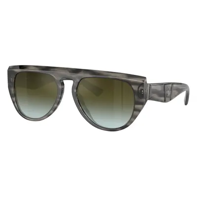 Ferrari Unisex Sunglass FH2005U - Frame color: Striped Grey, Lens color: Gradient Green Mirror