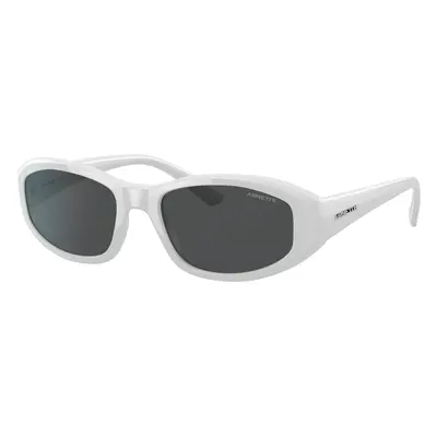 Arnette Unisex Sunglass AN4266 Lizard - Frame color: Shiny White, Lens color: Dark Grey