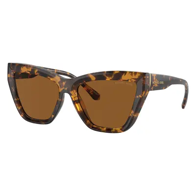 Michael Kors Woman Sunglass MK2211U Dubai - Frame color: Dark Tortoise, Lens color: Amber Solid