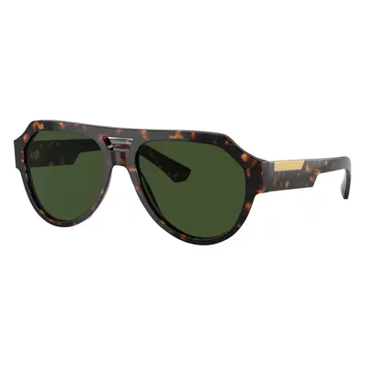 Dolce&Gabbana Man Sunglass DG4466 - Frame color: Havana, Lens color: Dark Green