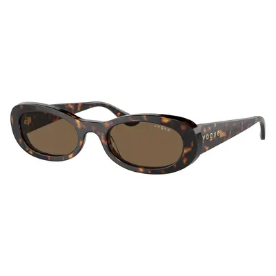 Vogue Eyewear Woman Sunglass VO5582S - Frame color: Dark Havana, Lens color: Dark Brown