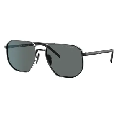 Prada Man Sunglass PR 59YS - Frame color: Black, Lens color: Polar Dark Grey