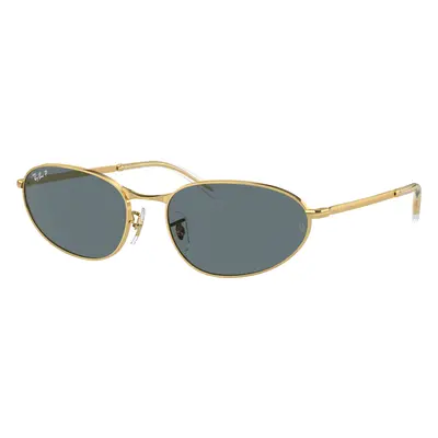 Ray-Ban Unisex Sunglass RB3734 - Frame color: Arista Gold, Lens color: Dark Blue