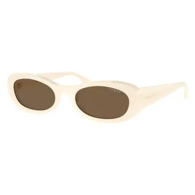 Vogue Eyewear Woman Sunglass VO5582S - Frame color: Full Ivory, Lens color: Dark Brown