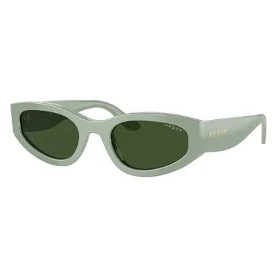 Vogue Eyewear Woman Sunglass VO5585S - Frame color: Full Light Green, Lens color: Dark Green