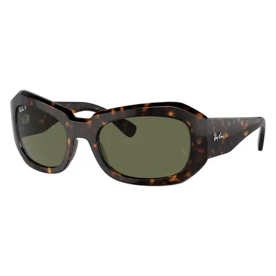 Ray-Ban Unisex Sunglass RB2212 Beate - Frame color: Havana, Lens color: Green