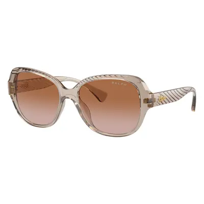 Ralph Woman Sunglass RA5316U - Frame color: Shiny Transparent Beige, Lens color: Gradient Brown