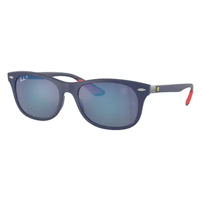 Ray-Ban Unisex Sunglass RB4607M Scuderia Ferrari Collection - Frame color: Blue, Lens color: Gr