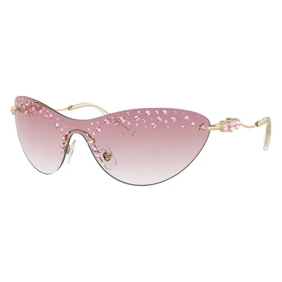 Swarovski Woman Sunglass SK7023 - Frame color: Pale Gold, Lens color: Clear Gradient Pink