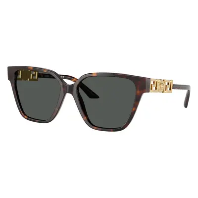 Versace Woman Sunglass VE4471B - Frame color: Havana, Lens color: Dark Grey