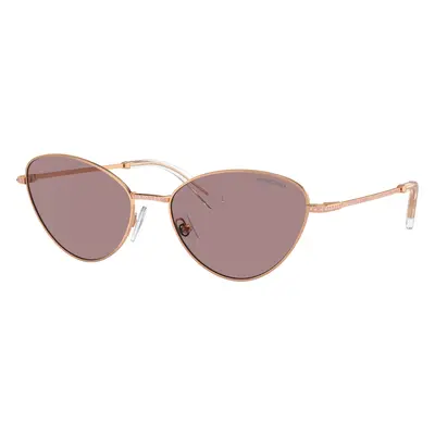 Swarovski Woman Sunglass SK7014 - Frame color: Rose Gold, Lens color: Light Purple Brown