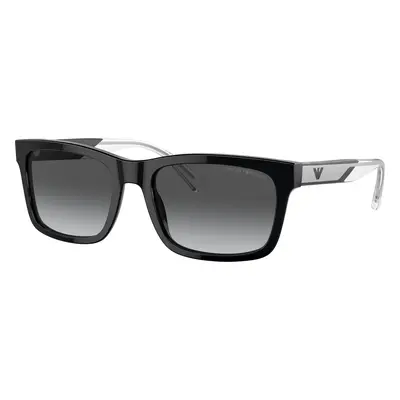 Emporio Armani Man Sunglass EA4224 - Frame color: Shiny Black, Lens color: Dark Grey Polar