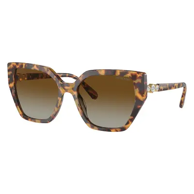 Swarovski Woman Sunglass SK6016 - Frame color: Medium Havana, Lens color: Brown