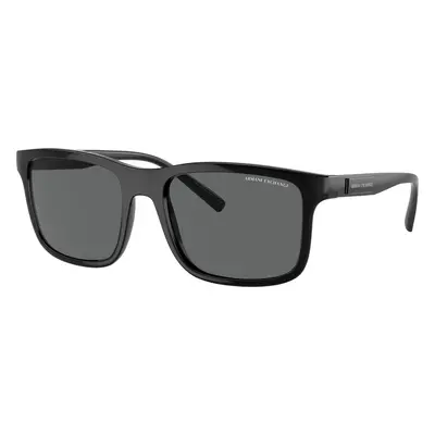 Armani Exchange Man Sunglass AX4145S - Frame color: Shiny Black, Lens color: Dark Grey