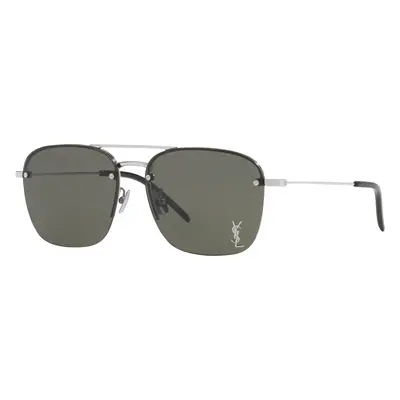 Saint Laurent Woman Sunglass SL 309 M - Frame color: Silver Shiny, Lens color: Grey