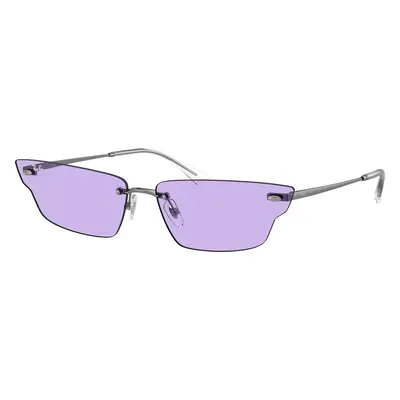 Ray-Ban Unisex Sunglass RB3731 Anh Bio-Based - Frame color: Gunmetal, Lens color: Violet