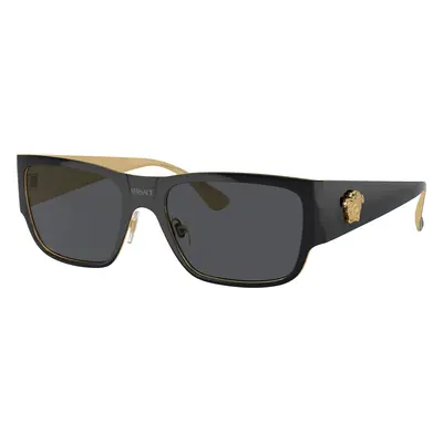 Versace Man Sunglass VE2262 - Frame color: Black, Lens color: Dark Grey