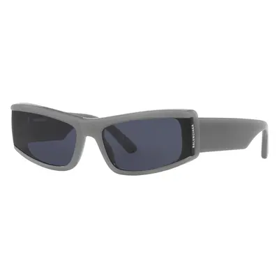 Balenciaga Unisex Sunglass BB0301S - Frame color: Grey, Lens color: Blue