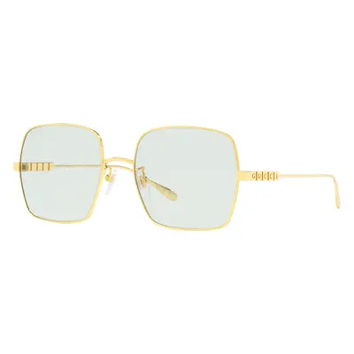 Gucci Woman Sunglass GG1434S - Frame color: Gold, Lens color: Green