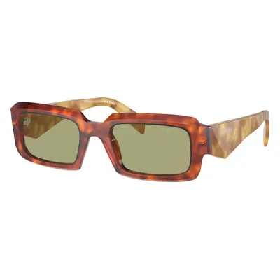 Prada Man Sunglass PR 27ZS - Frame color: Cognac Tortoise, Lens color: Green