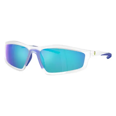 Scuderia Ferrari Man Sunglass FZ6007U - Frame color: Transparent Grey, Lens color: Mirror Blue